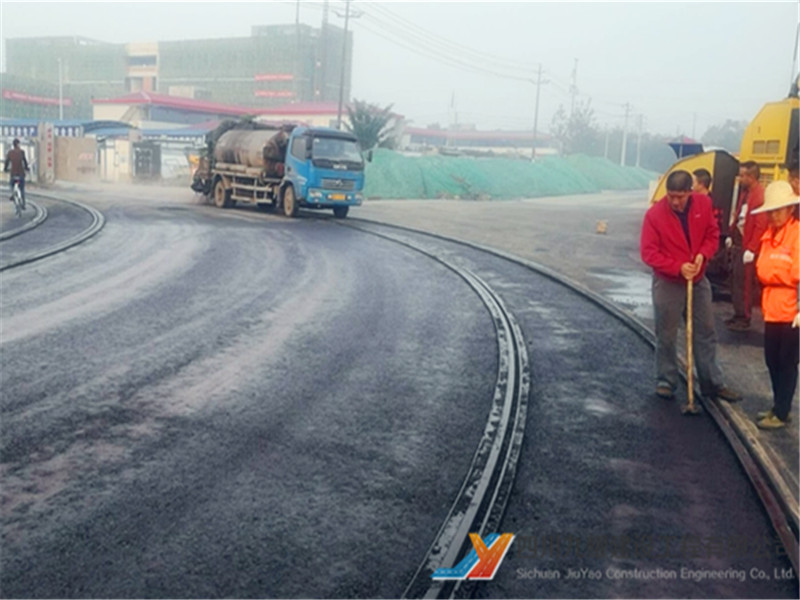 郫都区有轨电车广场路便道工程